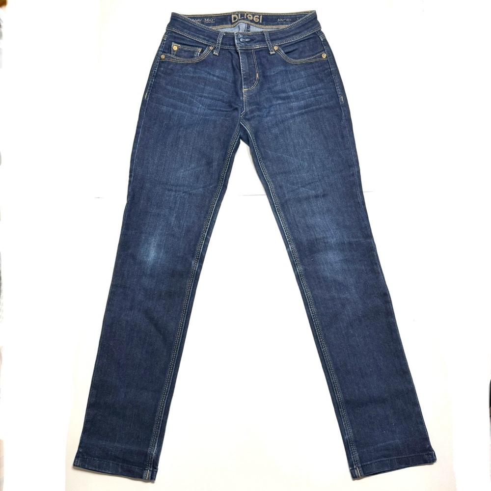 DL1961 Angel mid-rise skinny ankle jeans 26 in Mariner